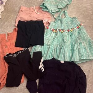 Colorful Kids Clothing Set 3T and 4T Bundle with Variety of Brands